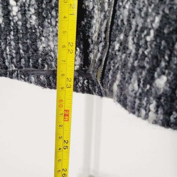 Marble Women's Black White Blazer Wool Cotton Blend Business Casual Size Small - Picture 8 of 8